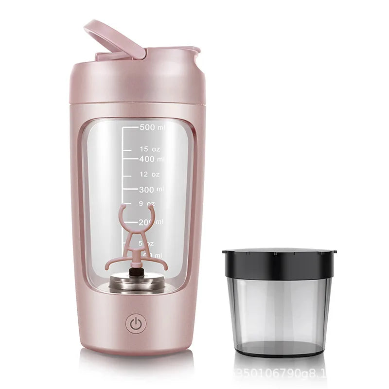 Revolutionary 650Ml USB Electric Protein Shaker Bottle - Effortless Mixing for Gym Enthusiasts!