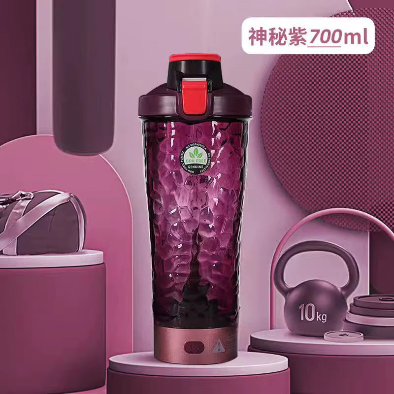 Revolutionary 650Ml USB Electric Protein Shaker Bottle - Effortless Mixing for Gym Enthusiasts!